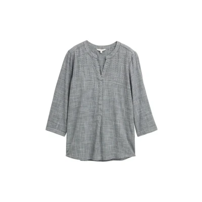 Afbeelding van TOM Tailor Blouse, Dames, Maat: 34, Midnight navy blue