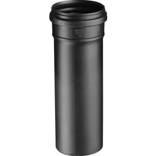 Afbeelding van Ubbink rolux luchttoevoerpijp 80 mm mof x spie l 2000 pe zwart 0222932
