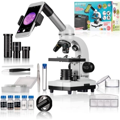 Afbeelding van Bresser Optik Biolux SEL Kindermicroscoop Monoculair 1600 x Opvallend licht, Doorvallend licht