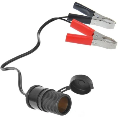 Afbeelding van Pro Plus Sigarettenaanstekerdoos met Accuklemmen 12 Volt en 24 16A blister