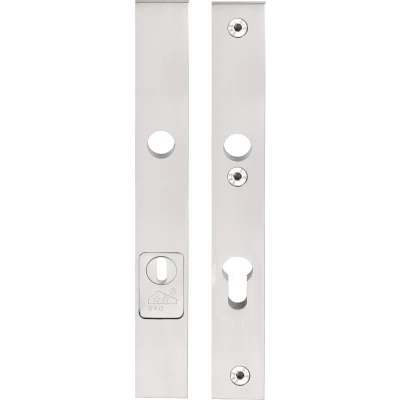 Afbeelding van Formani SQUARE LSQSM 28KT massieve veiligheidsschilden met kerntrekbeveiliging kruk/kruk SKG*** PC92 mat RVS