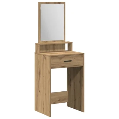 Afbeelding van vidaXL Ambachtelijk eiken Gefabriceerd hout 50 x 41 140 cm Kaptafel
