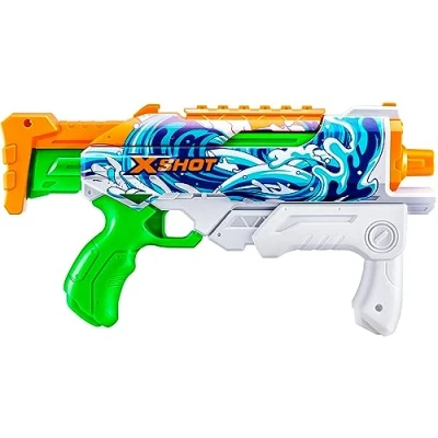 Afbeelding van ZURU XSHOT Water Fast Fill Skins Hyperload Blaster Waves Print Waterpistool 500 ML