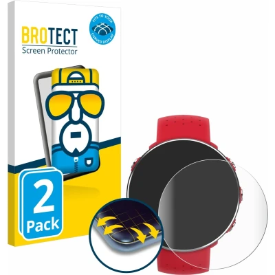 Afbeelding van BROTECT Screenprotector voor Polar Vantage M Folie Beschermfolie transparant volledig dekking (2 Stuks)