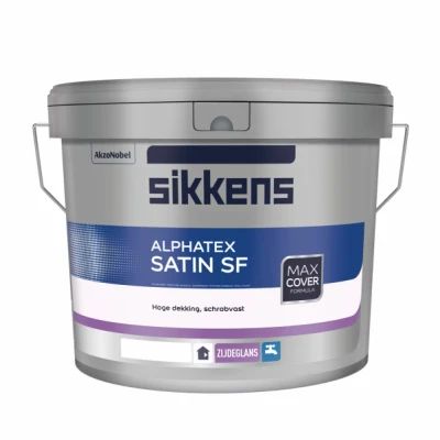 Afbeelding van Sikkens Alphatex Satin SF Muurverf 10 liter Mengbaar
