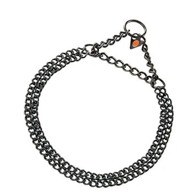Afbeelding van HS Sprenger 4022853191946 dubbele ketting zwart roestvrij staal,