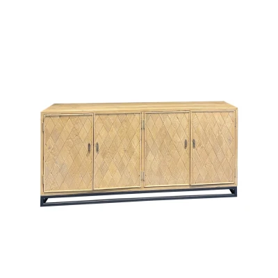 Afbeelding van Livingfurn Icons dressoir Elm 180 cm naturel Hout