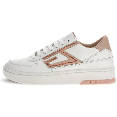 Afbeelding van Guess Silina Logoschriftzug Sneakers laag, Dames, Maat: 39, Gemustert multicolor Leer/ synthetisch