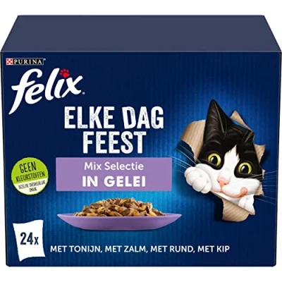 Afbeelding van Felix Elke Dag Feest Mix Selectie in Gelei 24 x 85 gr