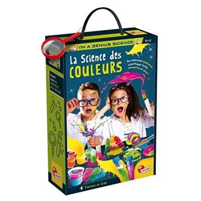 Afbeelding van Lisciani I&#039;m A Genius Laboratorio de wetenschap van kleuren, ontdekt chemie die kleur verandert, in alle veiligheid en met eenvoud, vanaf 7 jaar