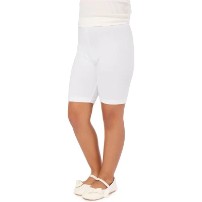 Afbeelding van Merry Style MS MS10 132 LE Meisjes Leggings Sport Vrijetijdsbroek Kort Viscose Sporbroek Yogabroek Wit 116