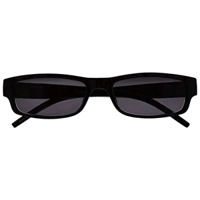 Afbeelding van Leesbril Zwart Lichtgewicht Zon Lezers UV400 Mannen Vrouwen S32 1 +2,00