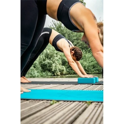 Afbeelding van Yogamat Avento Print Blauw Grijs