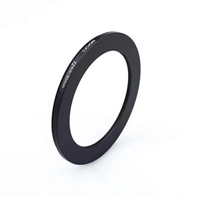 Afbeelding van 72mm 62mm step down ringen filteradapter ring, tot filter adapterring van camera lens met schroefdraad naar filterring