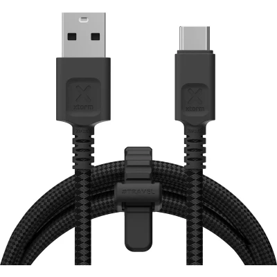 Afbeelding van Xtorm Next Gen USB A naar C Kabel 1,5 meter Zwart