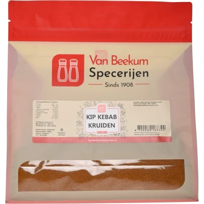Afbeelding van Van Beekum Specerijen Kip Kebab Kruiden 1 kilo (hersluitbare stazak)