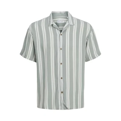 Afbeelding van Jack &amp; Jones Jjejeff Resort Shirt Overhemd, Heren, Maat: Small, Iceberg green