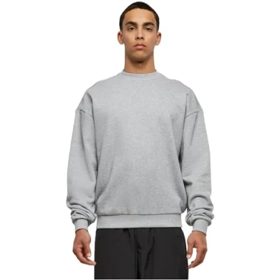 Afbeelding van Urban Classics Ultra Heavy CREW Sweater, Heren, Maat: XS, Grey