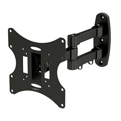 Afbeelding van PureMounts PM Basic2 37 platte muurbeugel, kantelbaar, draaibaar, uittrekbaar, voor televisie/monitoren tot 107 cm (42 inch)