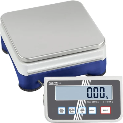 Afbeelding van Kern PCD 2500 2 Precisie weegschaal Weegbereik (max.) 2.5 kg Resolutie 0.01 g werkt op het lichtnet, batterijen, een accu Zilver