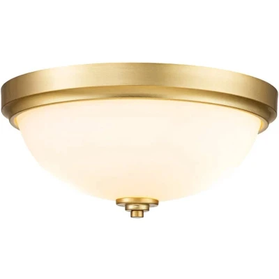 Afbeelding van Feiss LED Badkamerarmatuur Malibu 2X E27 Max 60W IP44 Dimbaar Brushed Brass