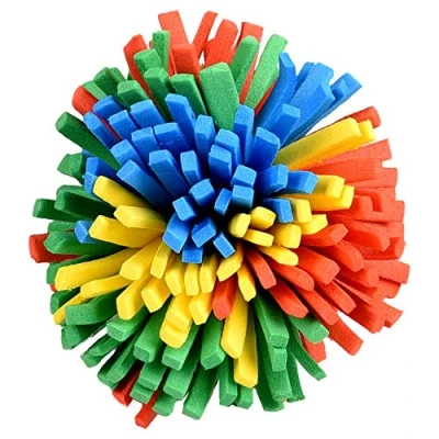 Afbeelding van Flamingo Hoepsy Speelgoed Katten Ps Pompon Mix Dia. 4,5cm 1st 131014