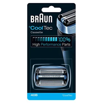 Afbeelding van Braun CoolTec vervangende scheerkop 40B blauw