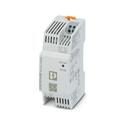 Afbeelding van Phoenix Contact STEP3 PS/1AC/12DC/2.5/PT DIN rail netvoeding 12 V/DC 2.5 A 30 W Aantal uitgangen: 1 x Inhoud: stuk(s)