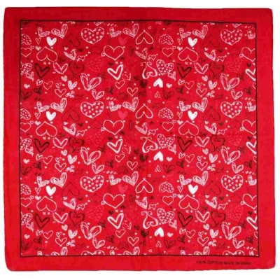 Afbeelding van Zac&#039;s Alter Ego Heart themed Bandana Rood