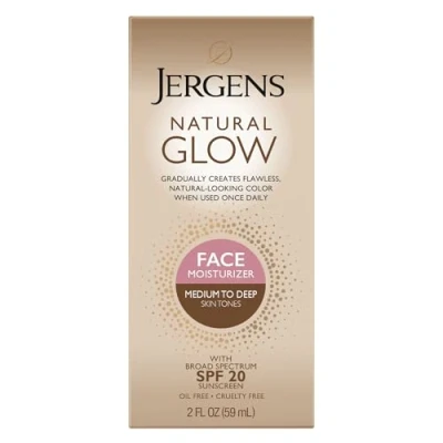Afbeelding van Jergens Natural Glow Healthy Complexion Daily Facial Moisturizer For Medium to Tan Spf 2 60 ml
