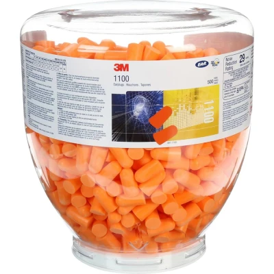 Afbeelding van 3M 1100B Oordoppen navulverpakking 35 dB Eenmalig gebruik 500 paar