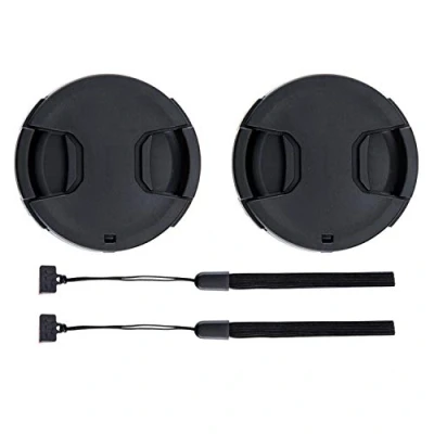 Afbeelding van PROfezzion 2 Pack 52mm Front Lens Cap Cover met Elastische Keeper voor Nikon D3000 D3100 D3200 D3300 D5000 D5100 D5200 D5300 D5500 AF S 18 55mm Kit en andere Lenzen Filter Thread