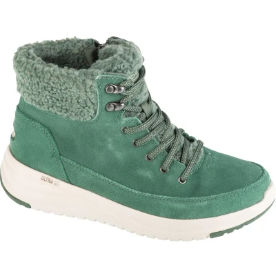 Afbeelding van Skechers On The Go Stellar Winterize 144770 DKGR, Vrouwen, Groen, Laarzen, maat: 40