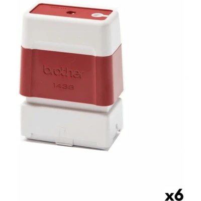 Afbeelding van Stempelhouder Brother PR1438R6P Rood 6 Stuks (6 Stuks)