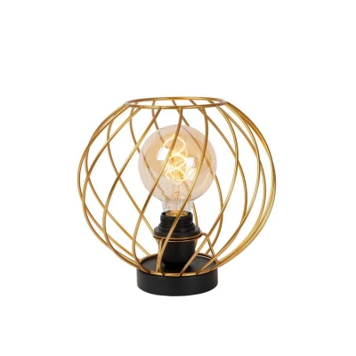 Afbeelding van Lucide Tafellamp Danza 25cm Goud/Messing