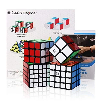 Afbeelding van ROXENDA Speed Cube Set, 2X2 3X3 4X4 5X5 Magische Kubus, Bundle Met Geschenkdoos en Geheime Tutorial (T2)