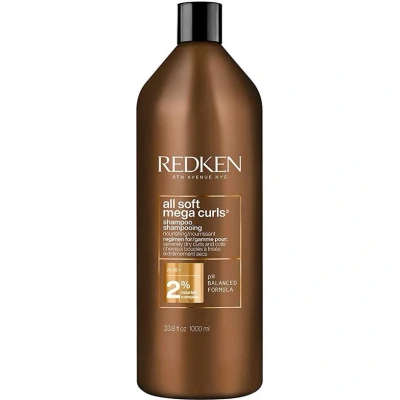 Afbeelding van Redken All Soft Mega Curls Shampoo 1000ml