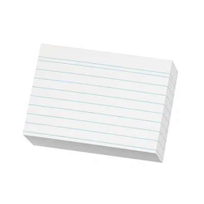 Afbeelding van Herlitz 1150887 indexkaarten A8 gelijnd wit 200 stuks