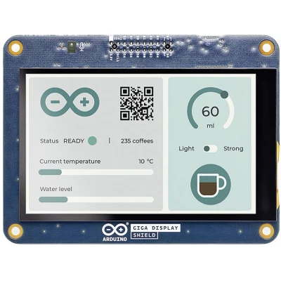 Afbeelding van Arduino GIGA Display Shield Touchscreenmonitor 10.1 cm (3.97 inch) 800 x 480 Pixel