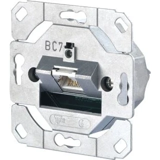Afbeelding van Metz Connect 1307371200 I Netwerkdoos Opbouw (op muur) CAT 6 1 poort Metaal