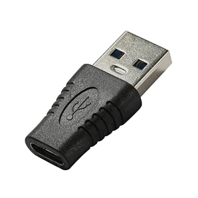 Afbeelding van PremiumCord Adapter USB 3.0 A stekker naar C aansluiting, Super Speed ​​5 Gbps, kleur zwart, kur31 21