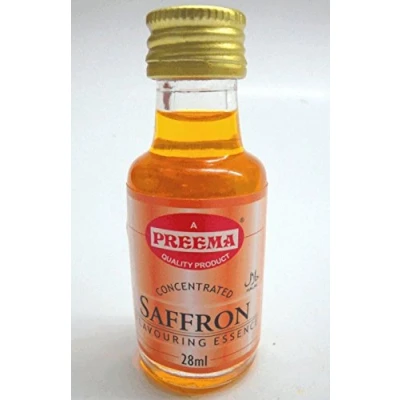 Afbeelding van Saffraan Food Flavouring Essence Preema 28ml Fles