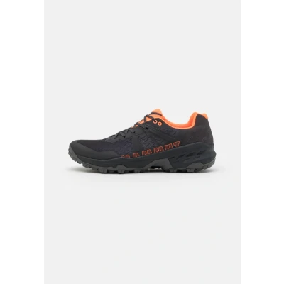 Afbeelding van Mammut Sertig II LOW GTX Outdoorschoenen, Heren, Maat: 47 1/3, Black/vibrant orange Kunststof/ textiel