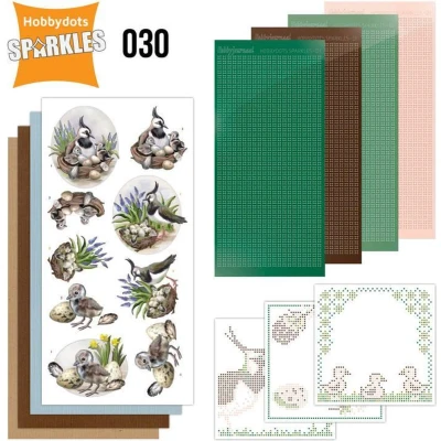 Afbeelding van Nr 30 Sparkles Set Botanical Spring by Amy Design