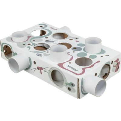 Afbeelding van Trixie cat activity paws&#039;n&#039;treats box karton 35x20x7 cm