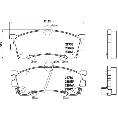 Afbeelding van Brembo Remblokset P 49 023