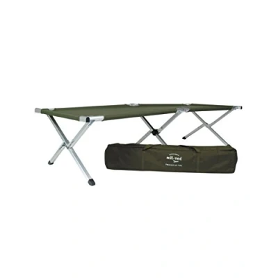 Afbeelding van Mil Tec veldbed US type aluminium frame 190 x 65 cm Olive drab