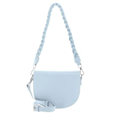 Afbeelding van SEIDENFELT MANUFAKTUR Schoudertas Melbu Saddle Bag Ice blue Lichtblauw