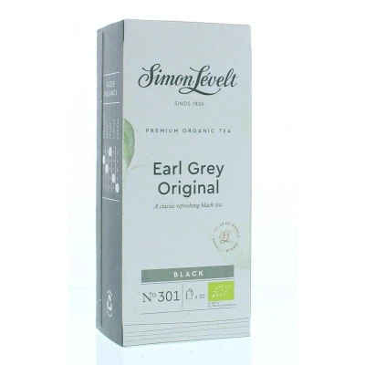 Afbeelding van Simon Lévelt Earl Grey 20 builen Zwarte thee