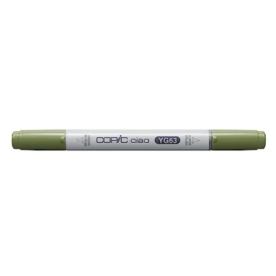 Afbeelding van COPIC Ciao Marker Type YG 63, Pea Green, veelzijdige layout marker, op alcoholbasis, met een medium breedte en brush tip